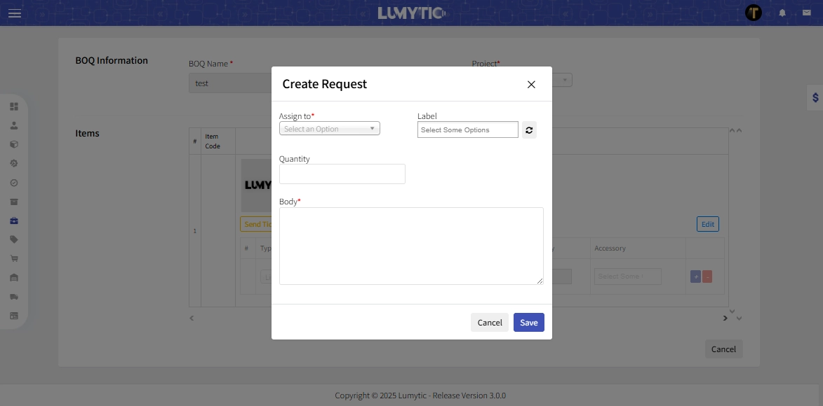 Project Tickets