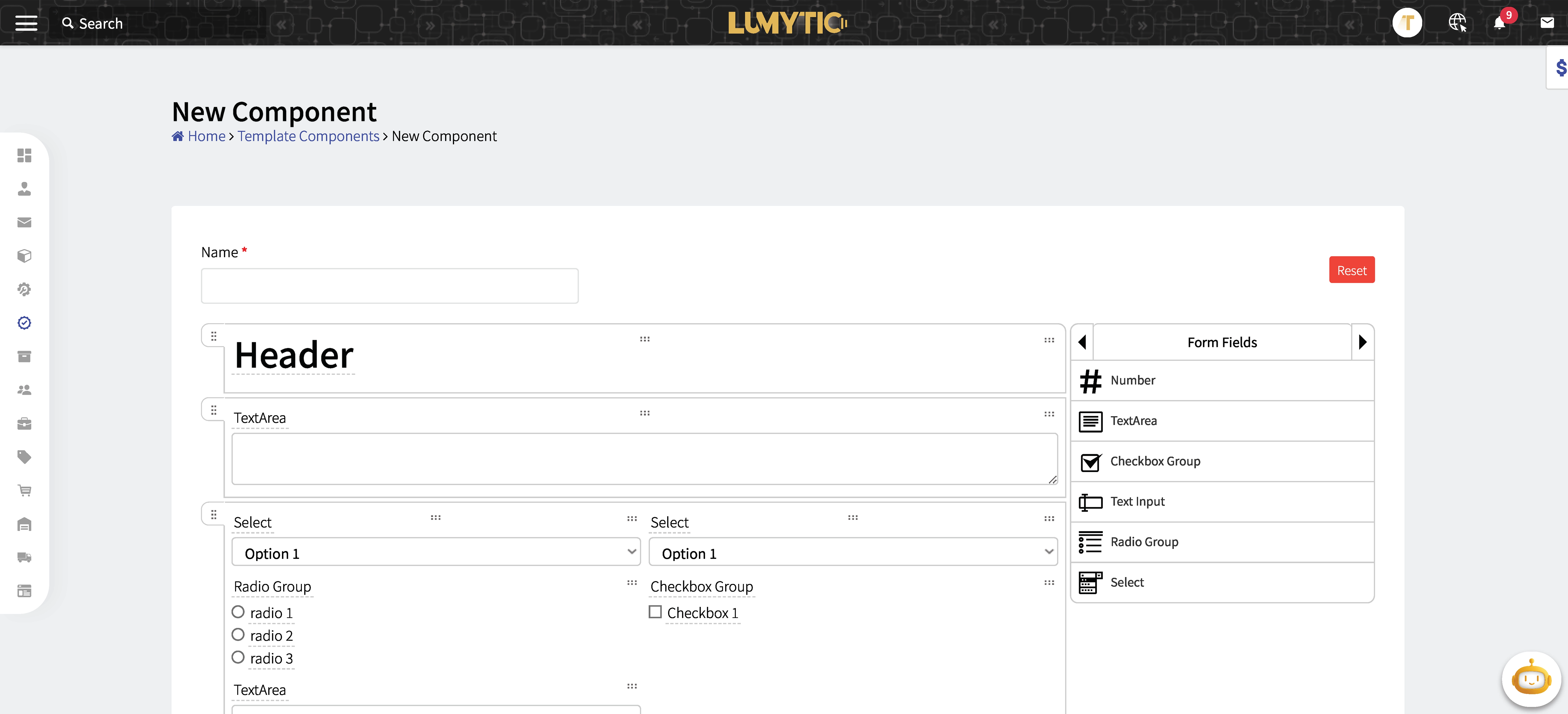 Create Template Component