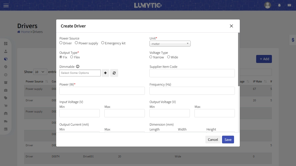 Create Driver